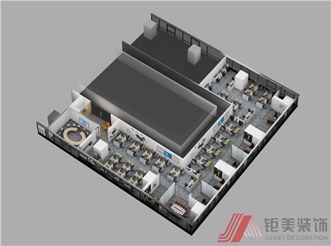 开普云科技办公室装修